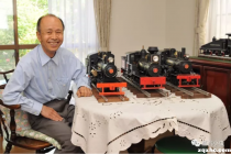 蒸汽动力火车模型设计师Kozo Hiraoka的故事