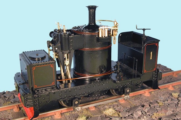 32mm 轨距 蒸汽动力机车模型 De Winton 图纸资源下载（公制尺寸）