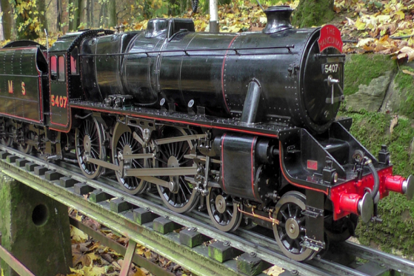 89mm轨距（3.5gauge）蒸汽动力机车LMS Class 5系列图纸资源下载